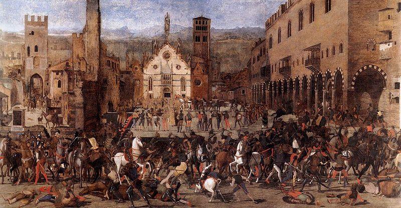 Francesco Morone Battle between the Gonzaga and the Bonacolsi china oil painting image